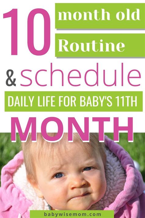 Babywise Sample Schedules Ten Months Old Babywise Mom Baby