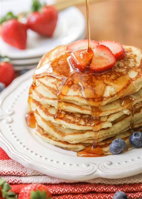 Homemade Buttermilk Pancakes Fluffy And Golden Lil Luna