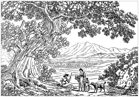 More images for landscape nature scenery coloring pages for adults » Scenery Coloring Pages for Adults - Best Coloring Pages ...