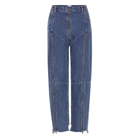 Royal Wolf Denim Crotch Zipper Jeans Factory Women Trend Front To Back Zipper Jeans Pants Open