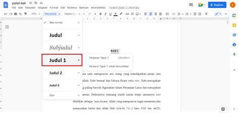Cara Membuat Daftar Isi Otomatis Di Google Docs Blogger Toraja