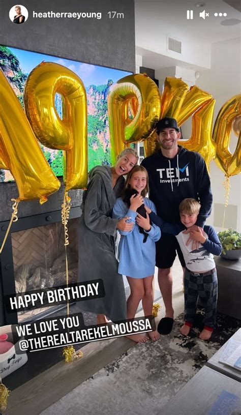 Tarek El Moussa Celebrates 40th Birthday With Fiancée Heather Rae Young