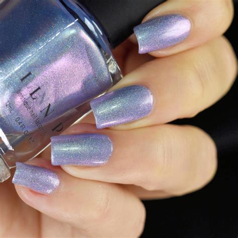 On Repeat Icy Blue Holographic Shimmer Nail Polish By Ilnp