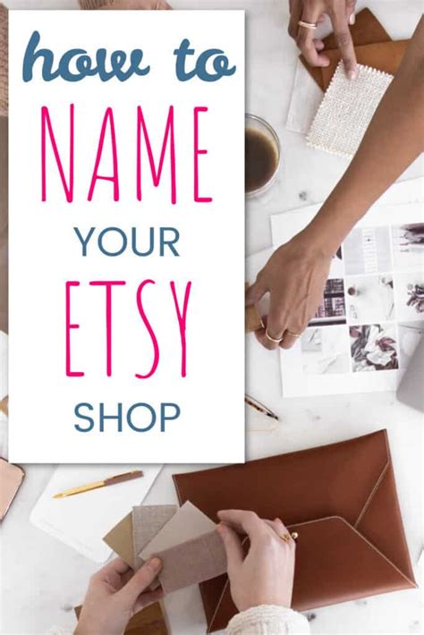 How To Name Your Etsy Shop In 2024