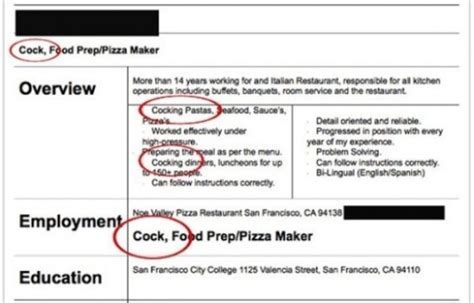 22 Hilarious Resumes And Job Applications Funcage