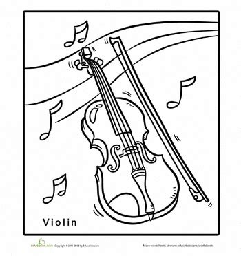 violin coloring page    images violin learn violin