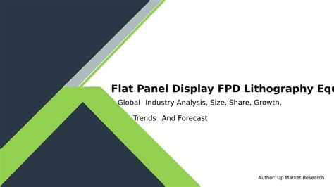 Flat Panel Display Fpd Lithography Equipment Market Research Report