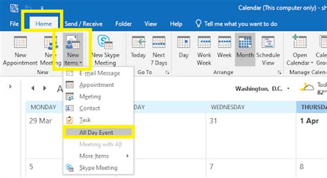 How To Add Events To Outlook Calendar Info Remo Software