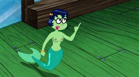 Rule 34 Accurate Art Style Breasts Edit Female Glasses Green Skin Htdmason Mermaid Naked