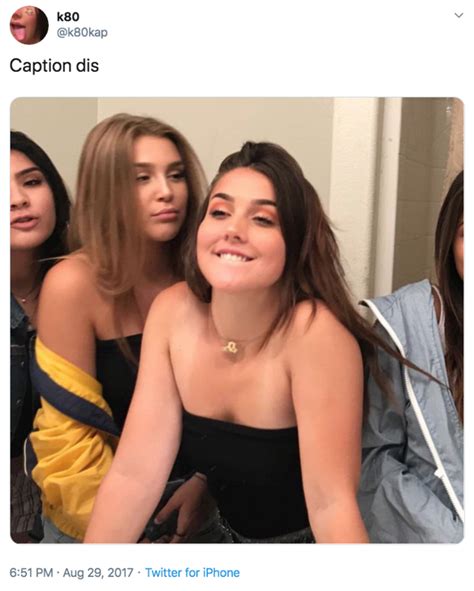 Caption Dis Girl Bites Lip Know Your Meme