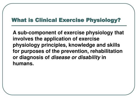 Ppt Chapter 1 Introduction To Exercise Physiology Powerpoint