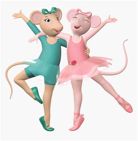 angelina and alice dancing together alice from angelina ballerina hd png download