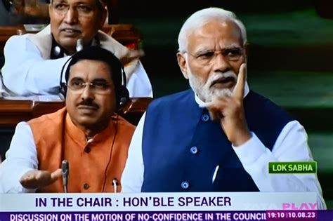 Narendra Modi Speaks Briefly On Manipur In Parliament And Only After