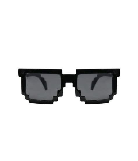 Black Pixel Party Glasses Looksharpstore