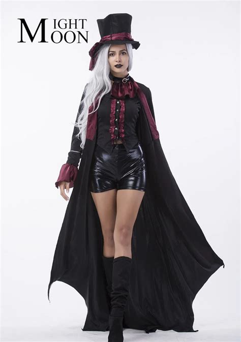 Moonight Gothic Costume Magician Costume Sexy Costume Women Masquerade