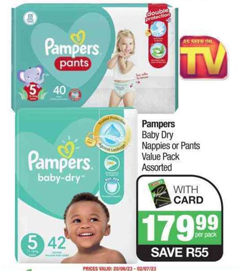 Pampers Baby Dry Nappies Or Pants Value Pack Assorted Offer At Spar