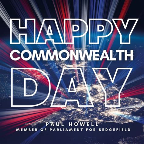 Happy Commonwealth Day Paul Howell