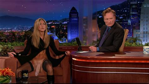 Post 3749960 Brnofak Conan O Brien Fakes Harveylogan Jennifer Aniston The Tonight Show