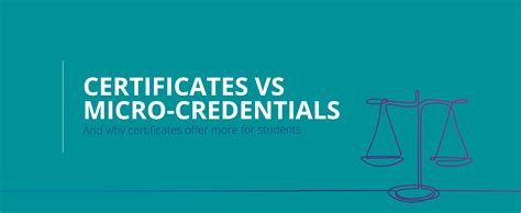 Certificates Vs Micro Credentials And Which To Use Youscience