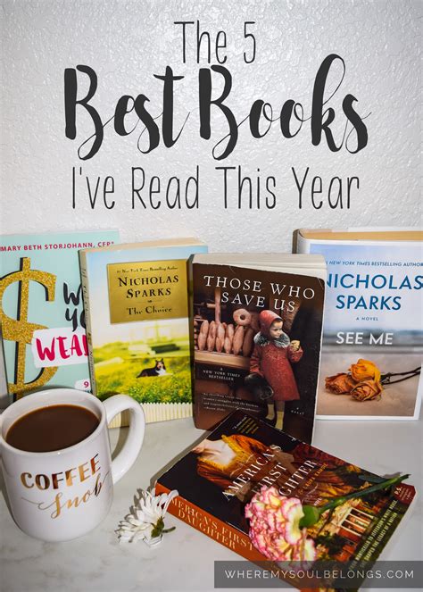 The Top 5 Books I've Read this Year - Where My Soul Belongs