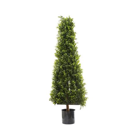 Artificial Boxwood Pyramid Topiary Tree 115cm By Florabelle Style