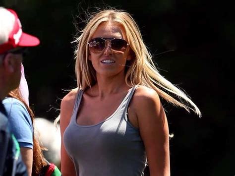 The Par 3 Content Was Hijacked By Golf Wags Including Dustin Johnsons