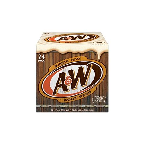 Buy Aandw Root Beer Soda 12 Fl Oz Cans 24 Pack Online At Desertcart India