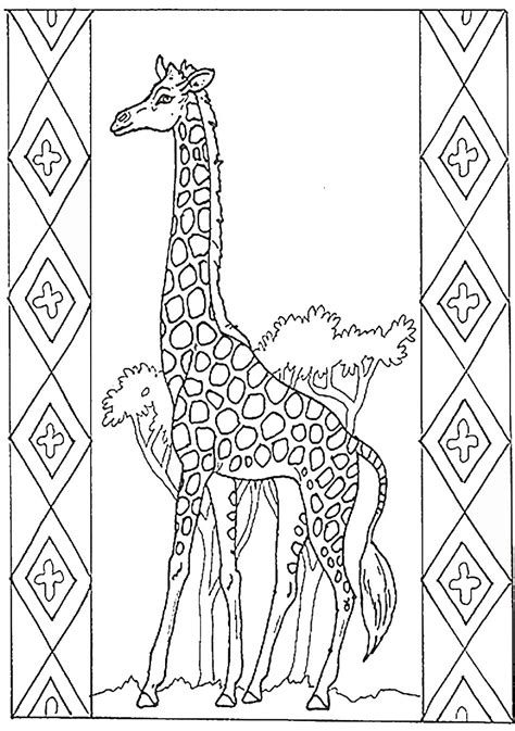 Giraffe Coloring Pages