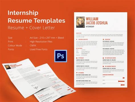Use our cv templates to write your own interview winning one. 10+ Internship Resume Templates - DOC, Excel, PDF , PSD ...