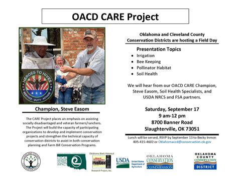 Oacd Care Project Champion Steve Easom Irrigation Bee Keeping
