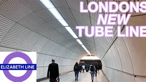 Trying Out The New Elizabeth Tube Line Youtube