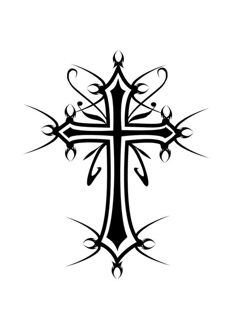Gothic Cross Vector