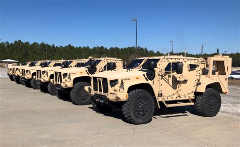 The First Six Joint Light Tactical Vehicles Jltv To Be Delivered To