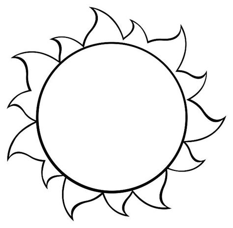 Royalty Free Sun Black And White Clip Art Clip Art Vector Images