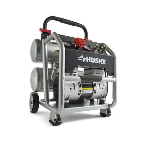 Husky 45 Gal Portable Electric Powered Silent Air Compressor 3320445