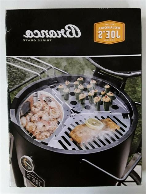 Its movable cooking grate and additional meat hangers let you create your ideal setup. Oklahoma Joe's 9599 Bronco Drum Smoker Triple Grate,