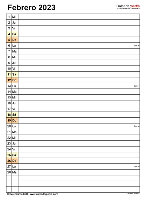 Calendarios De Febrero 2023 Para Imprimir Calendarios En 2022 Ariaatr