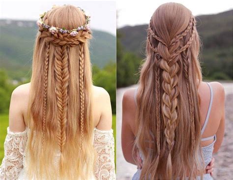 Aujourd'hui je vais vous montrer comment realiser une coiffure bohémienne trés tendance. Pin on Coiffure maman