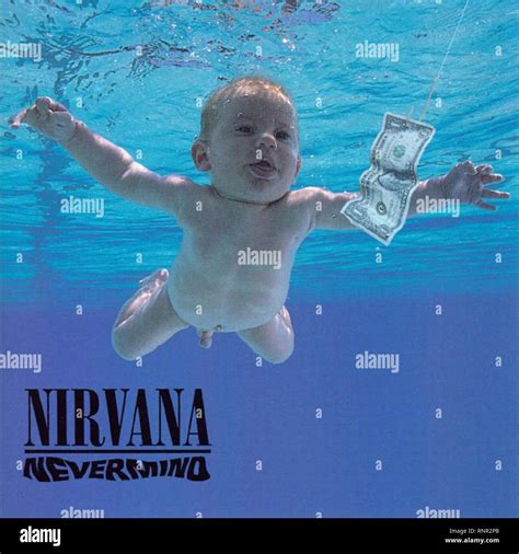 Nirvana Nevermind Vintage Cover Album Stock Photo Alamy