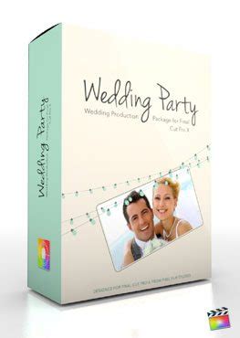 Controls can be found in the top right inspector window. Wedding Party - Wedding Theme for FCPX