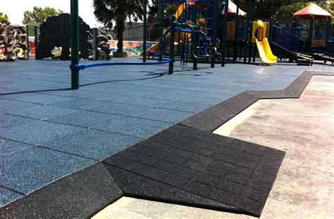 Jamboree Playground Tiles Rubber Safety Surface Playground Tile