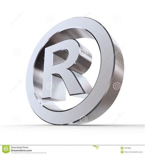 Registered Trademark And Copyright Icons Vector Illustration
