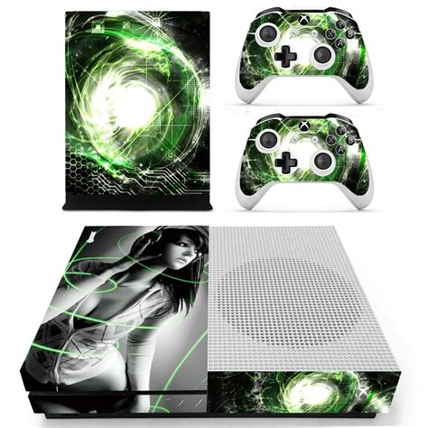 Abstract Wallpaper Decal Skin Sticker For Xbox One S Console And Controllers