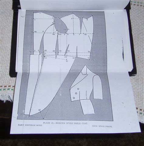 Sewing Box Designs Patterning A Tail Coat From A Psuedo Victorian