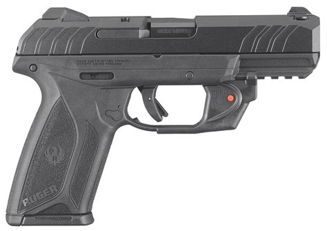 Ruger 3816 Security 9 9mm Luger 4″ Barrel 151 Black Polymer Frame With