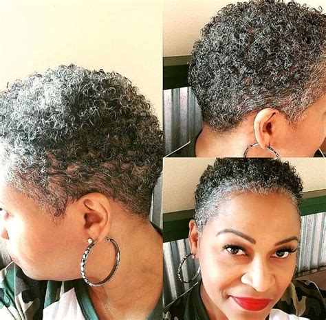 Tapered Natural Hairstyles For Short Gray Hair Frisuren 2020