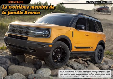 Offroad 4x4 Magazine Le Ford Bronco Sport 2021