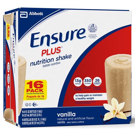 In fact, ensure and insure have a very close history: Amazon.com: Ensure Plus Nutrition Shake, Vanilla, 8-Ounce, 16 Count: Health & Personal Care