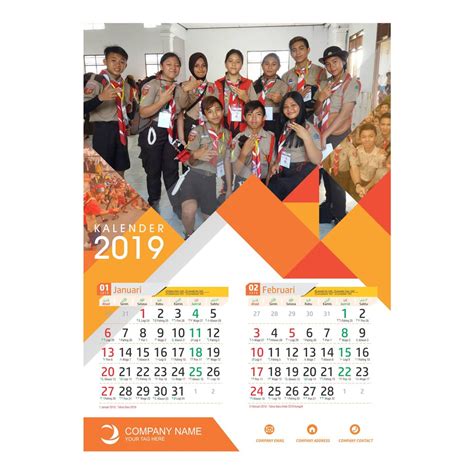 Desain Kalender Sekolah