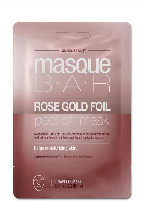 This 4 Rose Gold Peel Off Mask Works Just As Well As Glamglow